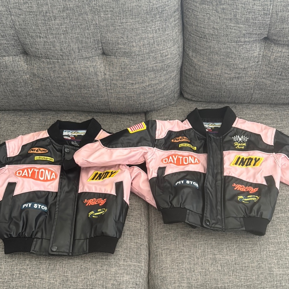 Pink and Black Racing Jacket - Picture 5 of 8